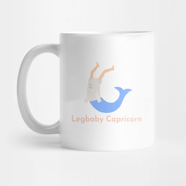 Legbaby Capricorn | Zodiac | Cute | Funny | Weird | Gift | Minimalist | Star Sign | Astrology | by WiseCat